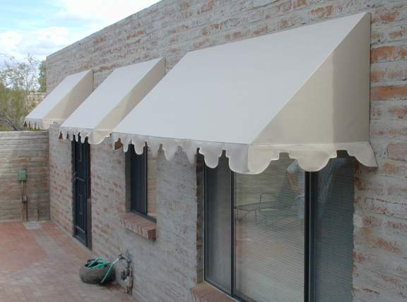 Fixed Frame Traditional Style Awnings