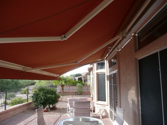 An Amazing amount of Shade added with this West facing awning!